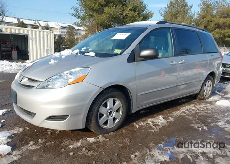 2008 Toyota Sienna Le из США, поврежденный, VIN 5TDZK23C88S103470